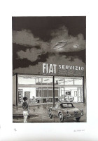 Petr Ptáček  - Flat servizo - grafika - volný list